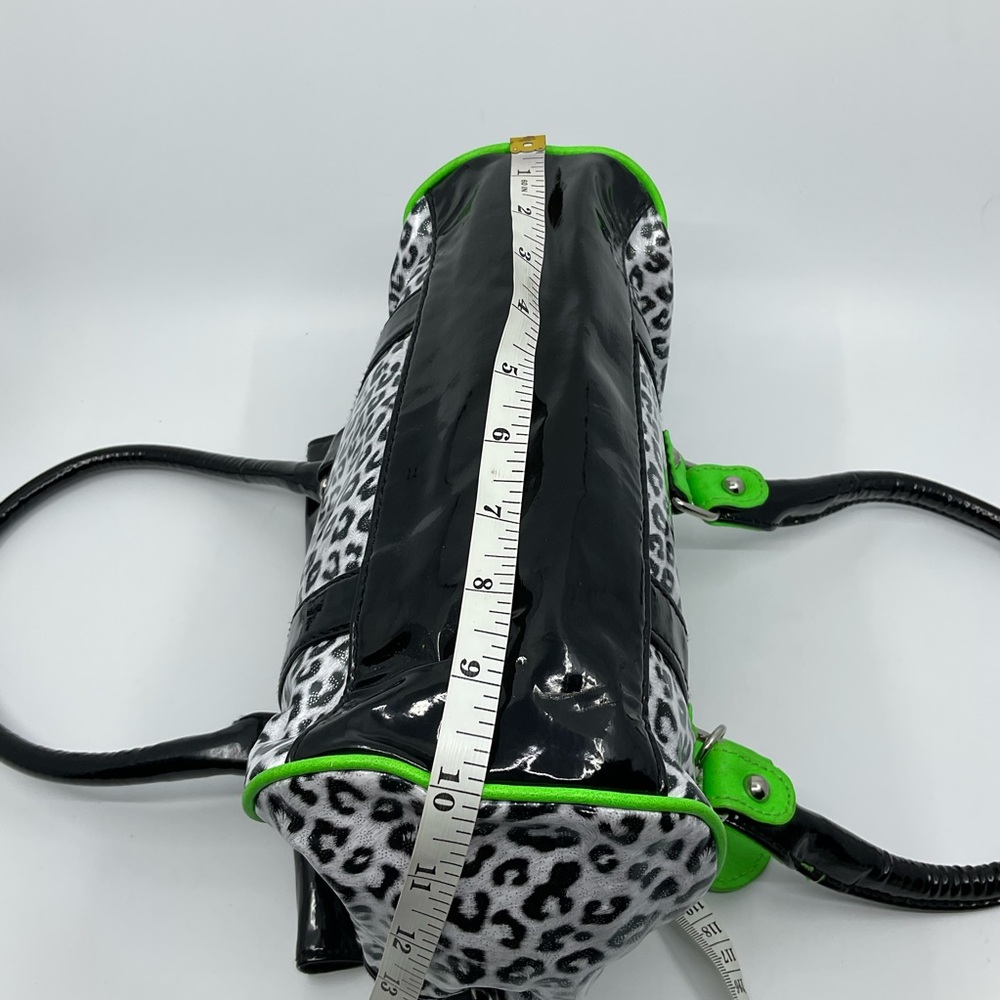 Claire’s | Vintage Y2K Neon Leopard Bag | McBling Mall Goth | Tote - Picture 4 of 9
